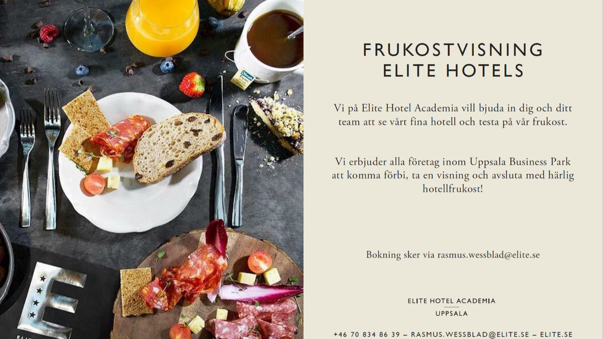 Image for card with title Frukostvisning Elite Hotels